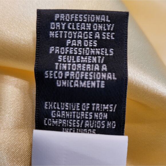 NWT Monique Lhuillier Bridesmaids Pale Yellow Strapless Mini Dress size 10 - Picture 10 of 13